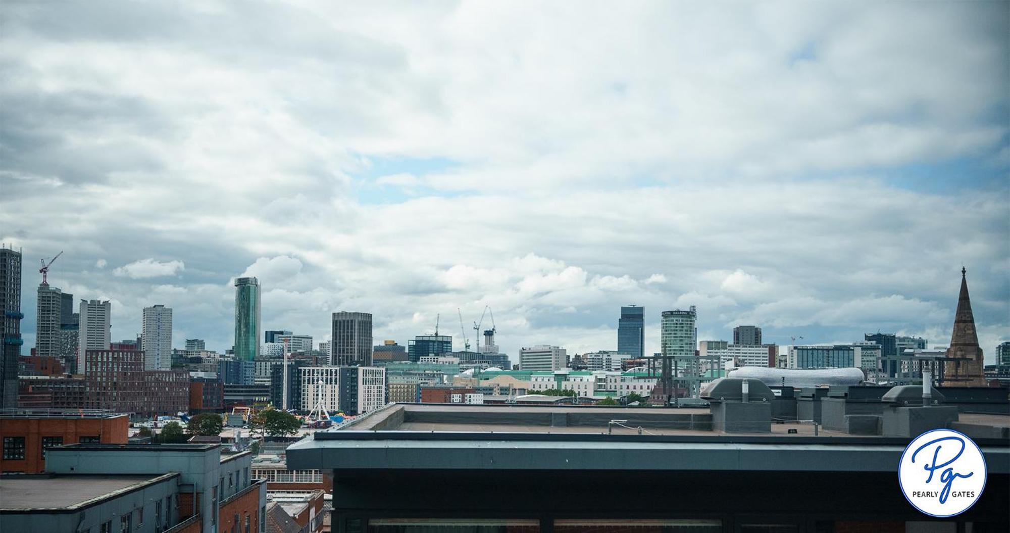 Penthouse - Amazing City Skyline Views - Free Parking - Balcony - Utilita Arena - New St Station - Bullring Shopping Birmingham Bagian luar foto